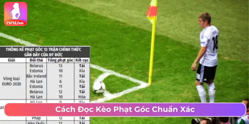Cách đọc kèo phạt góc chuẩn xác