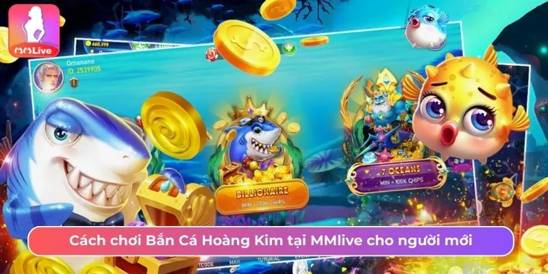 Cách chơi Bắn Cá Hoàng Kim tại MMlive cho người mới