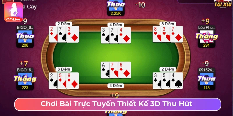 MMlive ✅ App Livetream Gái Xinh Show Hàng Hot Nhất 2025 Hệ thống game bài cuốn hút người chơi bởi thiết kế 3D bắt mắt