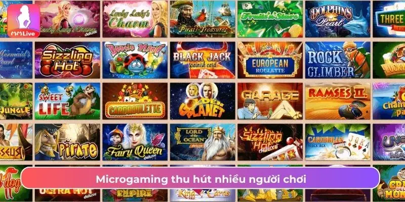 Microgaming thu hút nhiều người chơi 