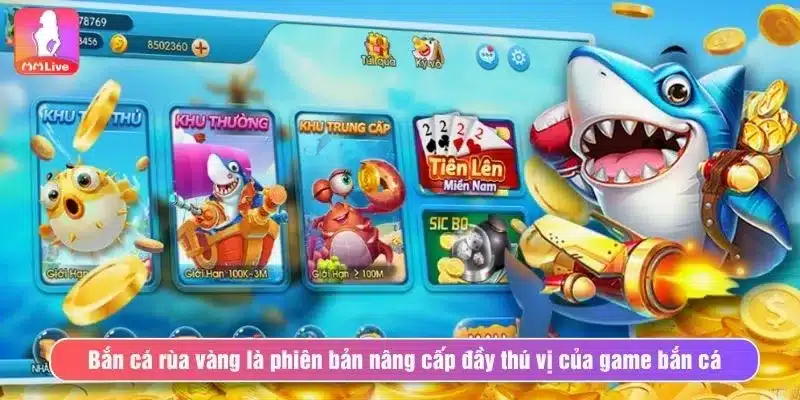 Bắn Cá Rùa Vàng Tại MMlive - Săn Jackpot Khủng Mỗi Ngày Bắn cá rùa vàng là phiên bản nâng cấp đầy thú vị của game bắn cá