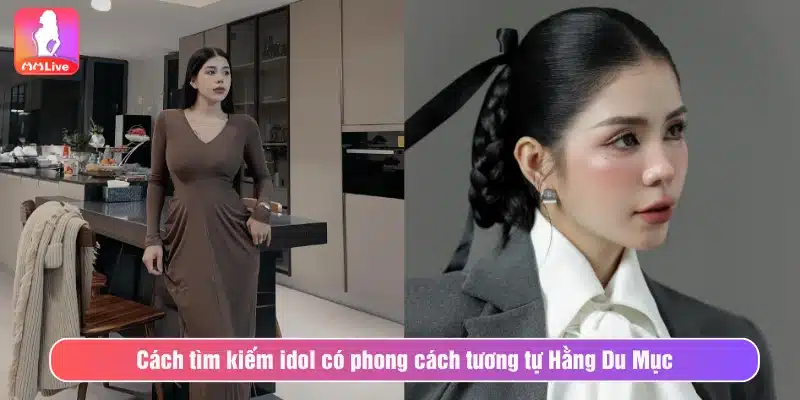 Cách tìm kiếm idol có phong cách tương tự Hằng Du Mục