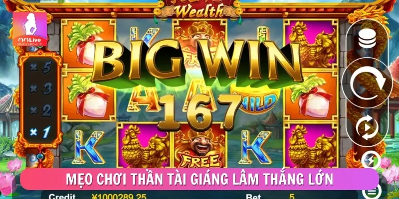 Thần Tài Giáng Lâm – Slot Tài Lộc Gây Chú Ý Trên MMLIVE Mẹo chơi Thần Tài Giáng Lâm thắng lớn